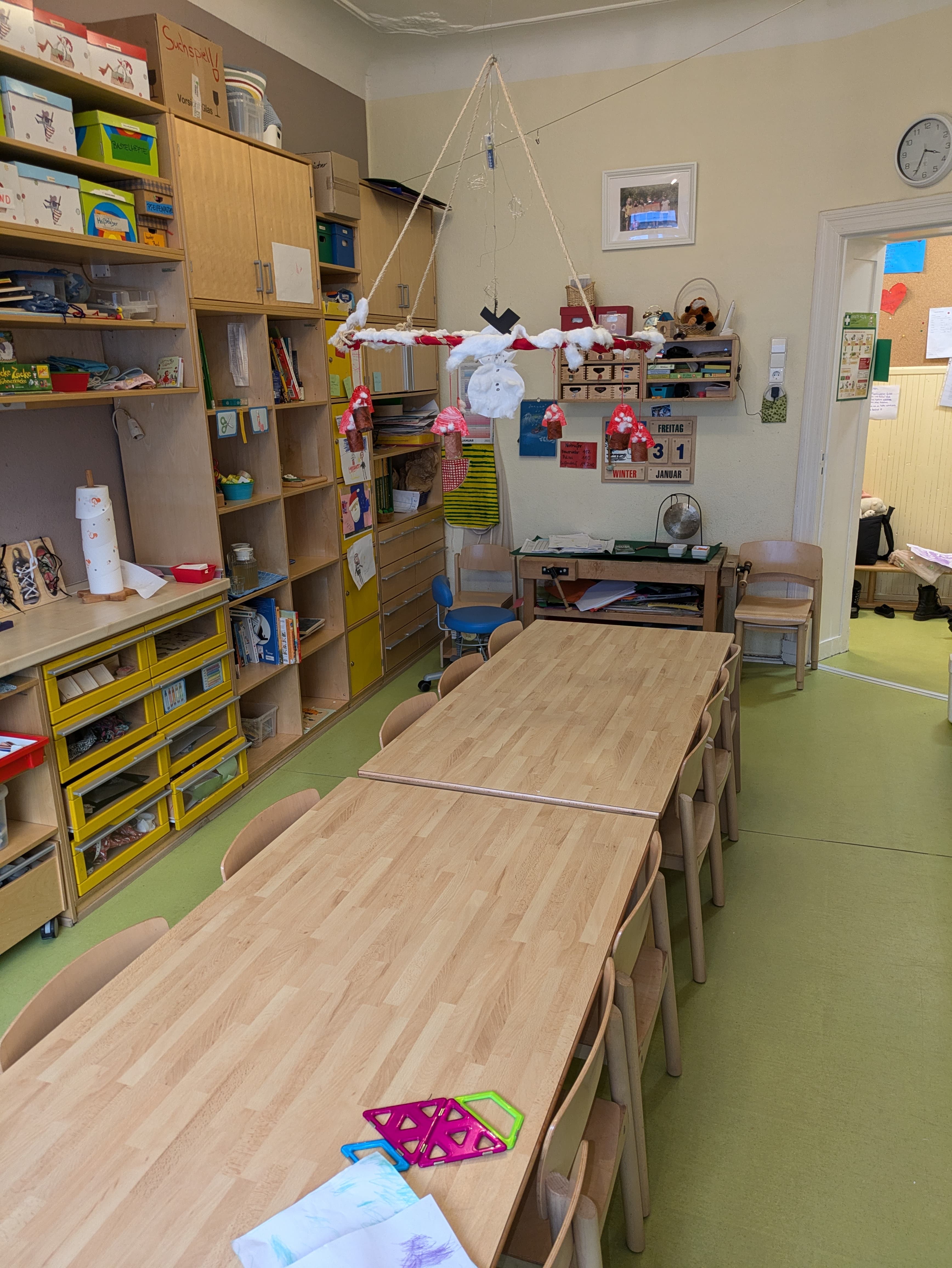 Innenraum des Kinderladens